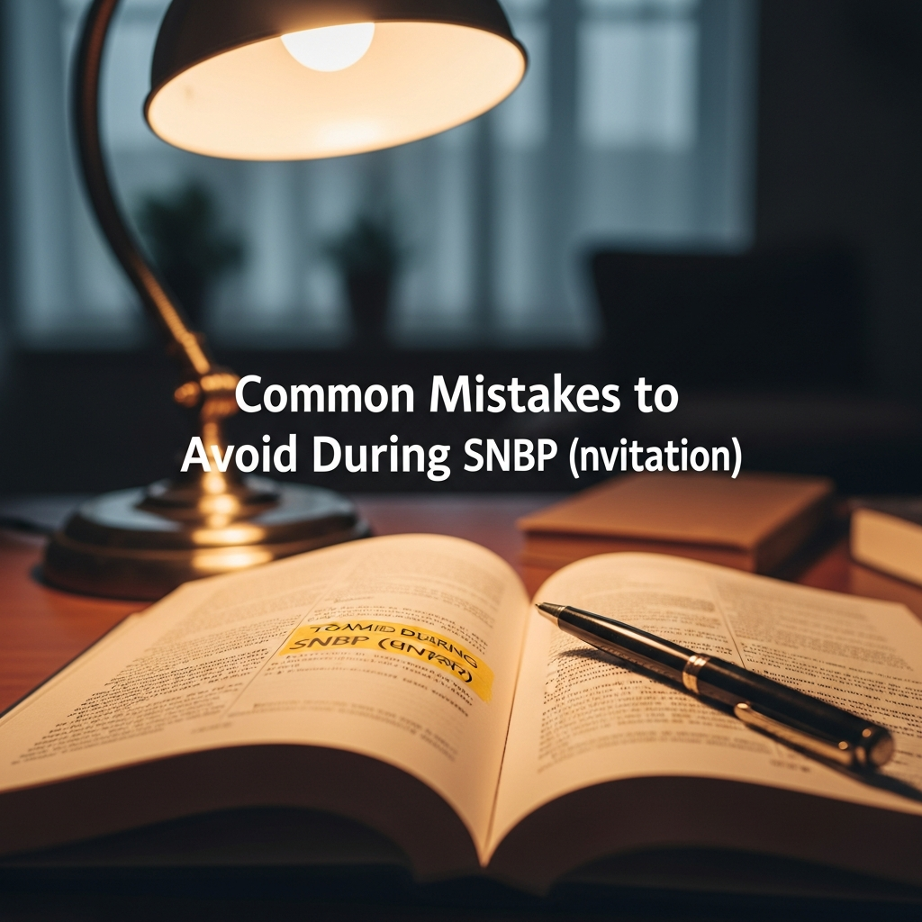 Kesalahan Umum saat SNBP (Undangan) yang Wajib Dihindari
