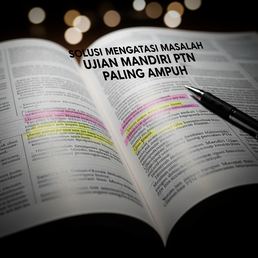 Solusi Mengatasi Masalah Ujian Mandiri PTN Paling Ampuh
